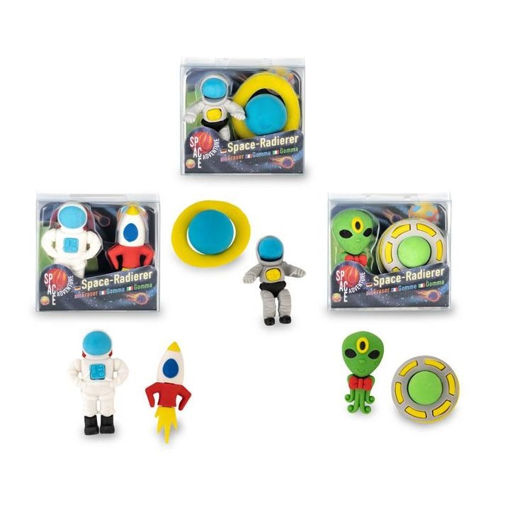 Trendhaus - SPACE ADVENTURE Radierer 2er-Set