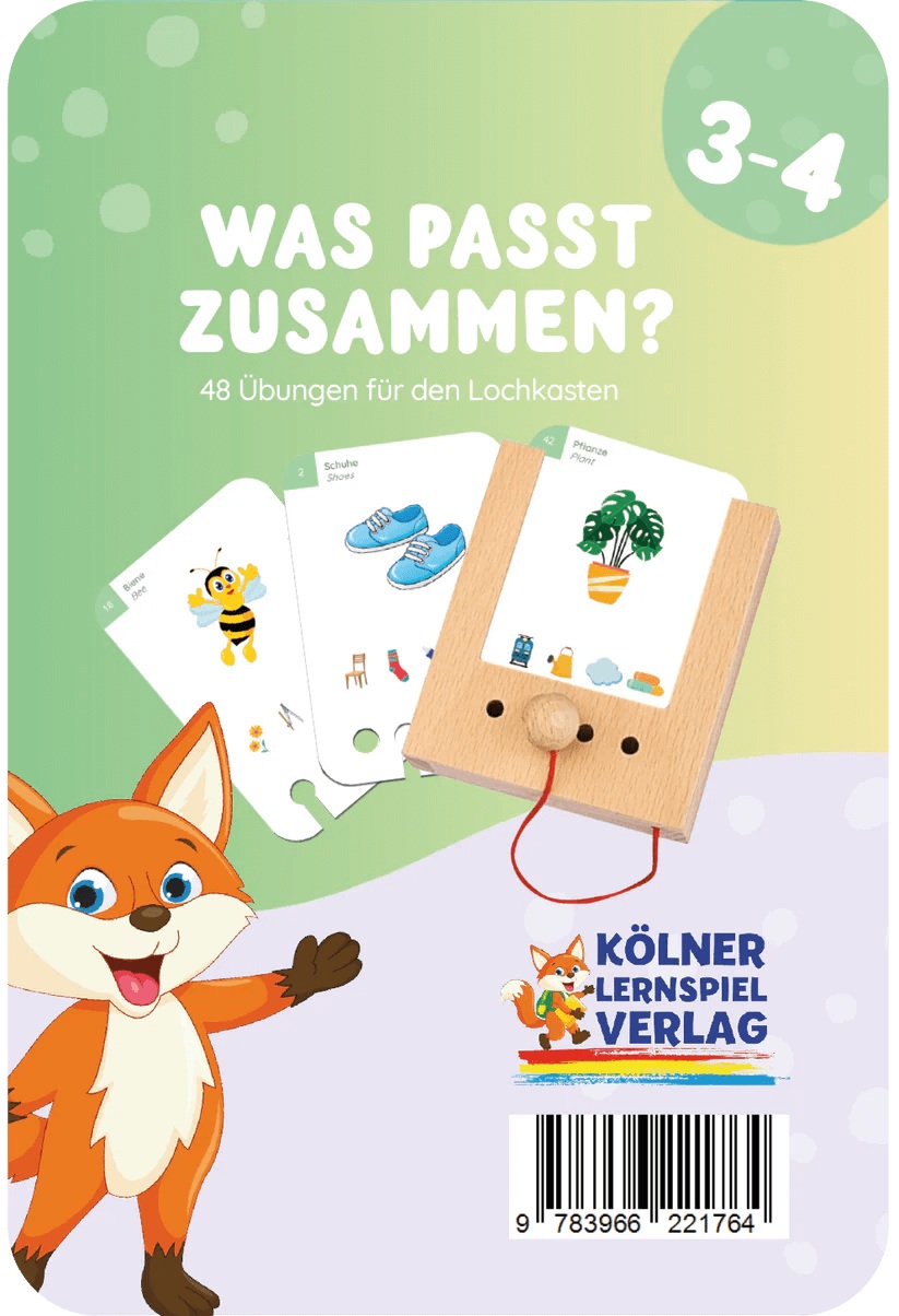 Kölner Lernspielverlag - Kartensatz Was passt zusammen? 3-4J