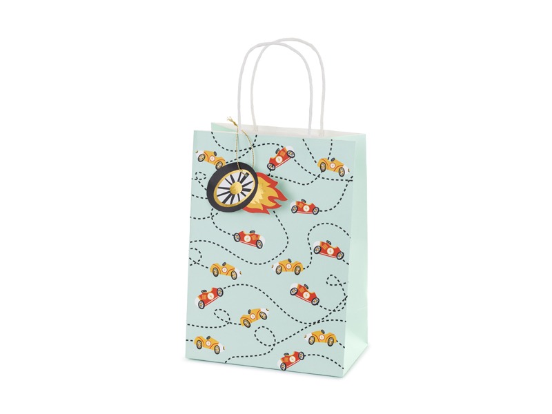 PartyDeco - Geschenktüte Auto