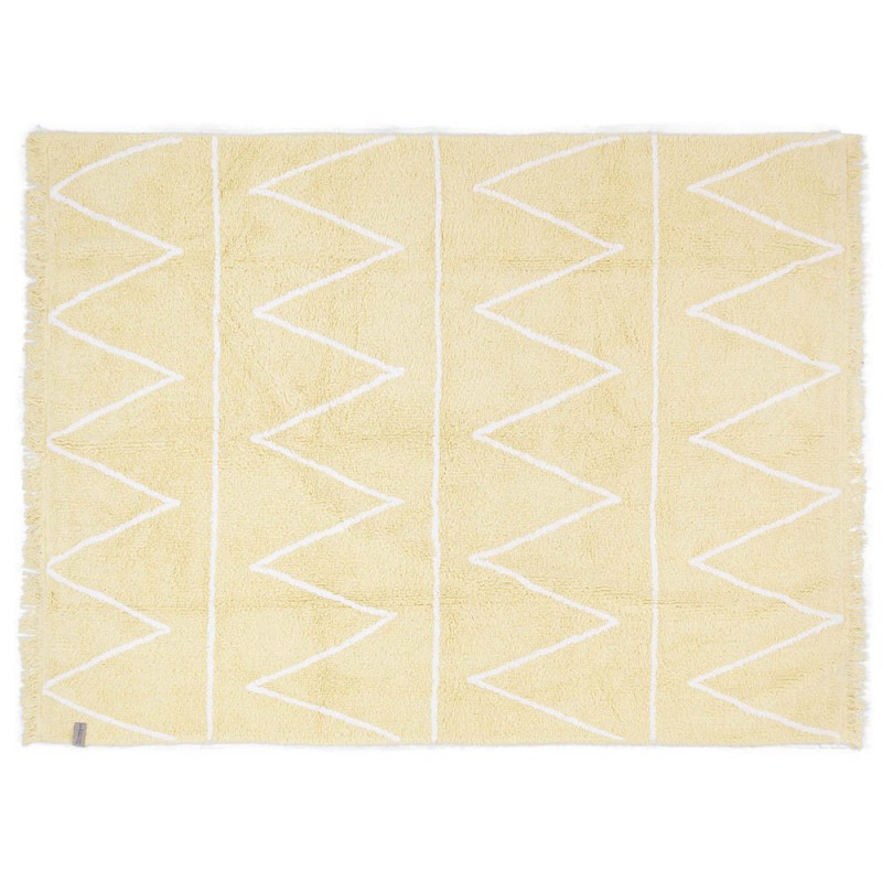 Lorena Canals - Teppich "Hippy" Yellow 120 x 160