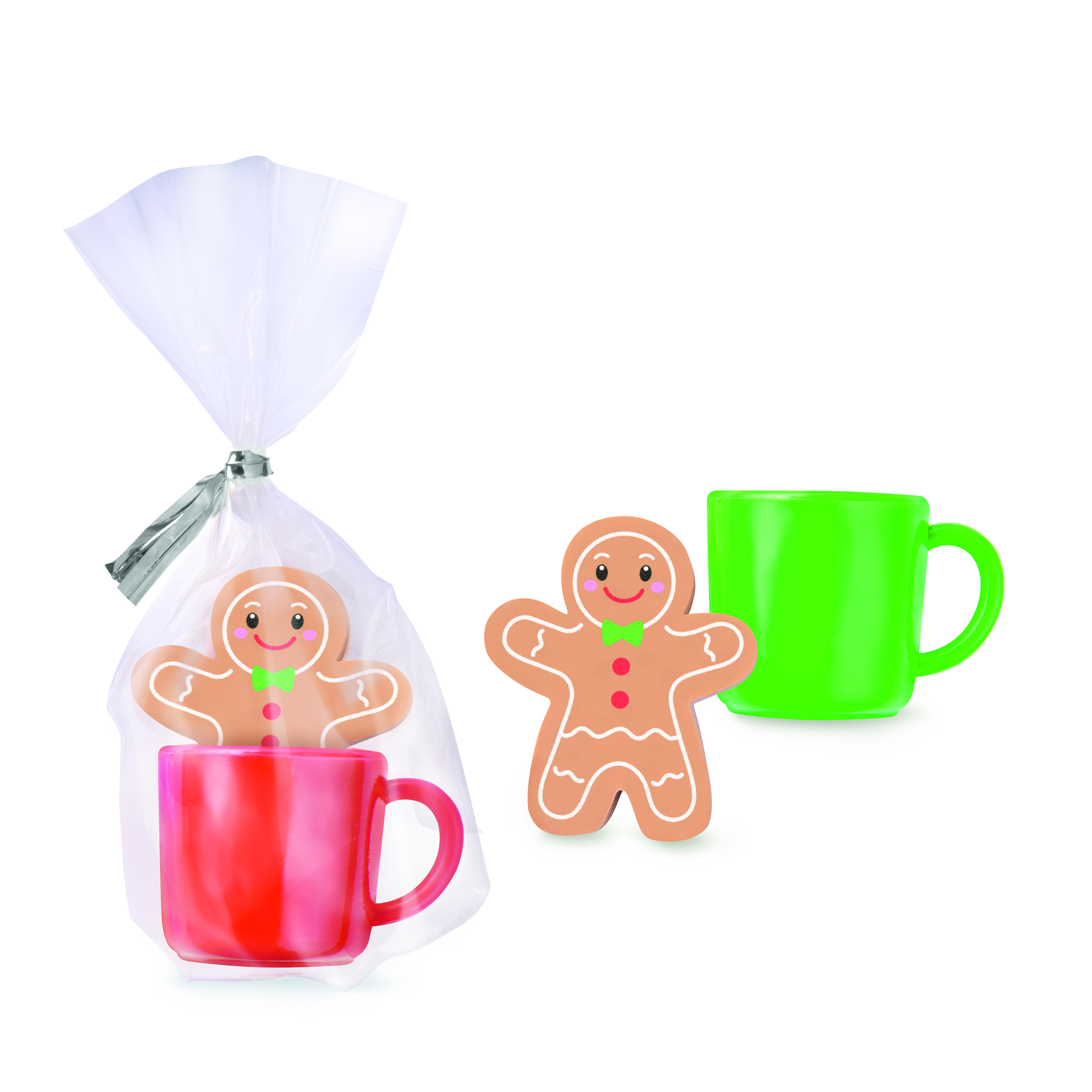 Trendhaus - MAGIC MOMENTS Radierer Lebkuchenmann mit Tasse