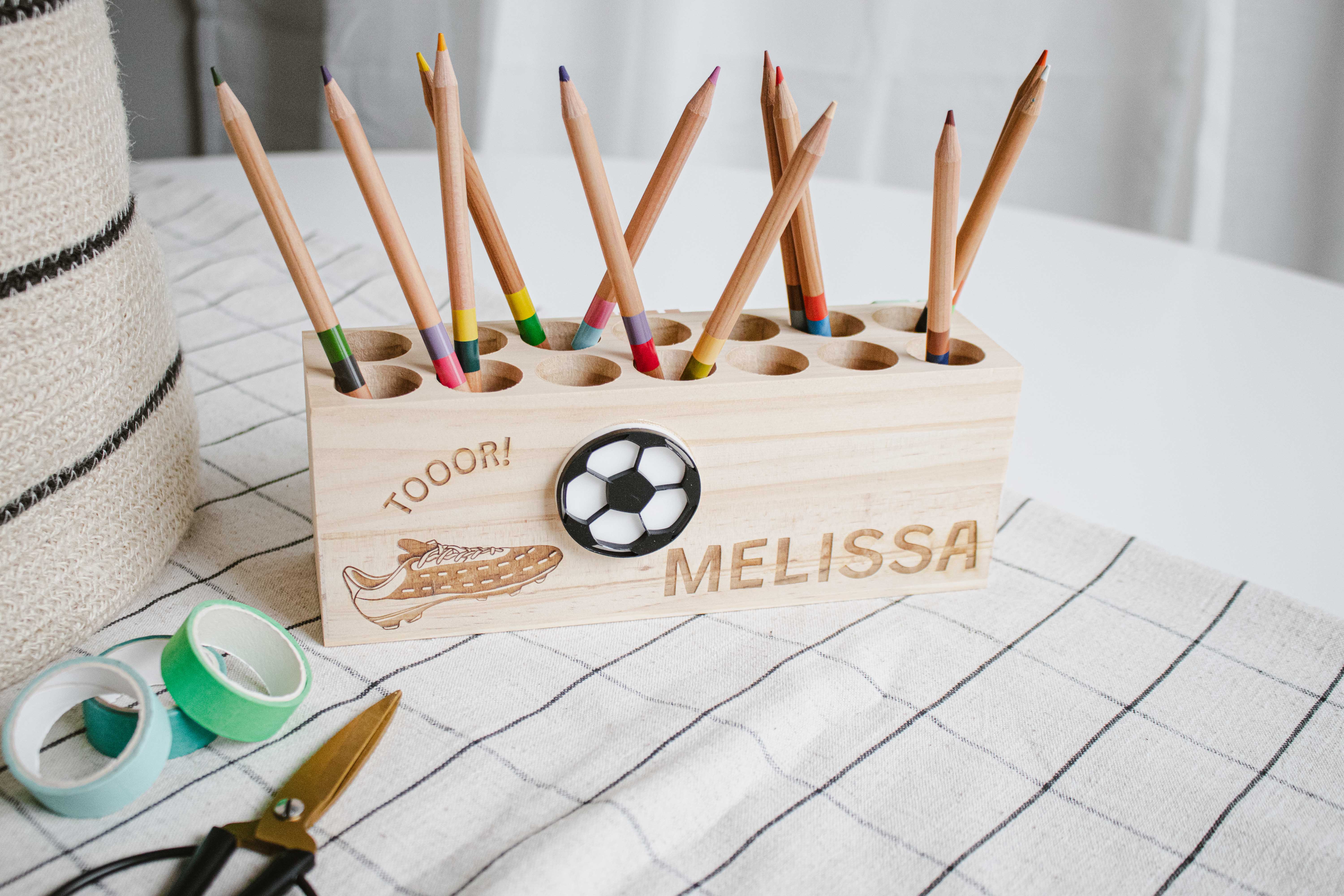 Invy Design - Schreibtisch-Organizer "Fußball"