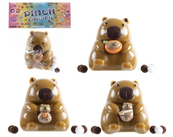 Triton-X - Fidget: Pinch Family Squeeze Capybara  Triton-X - Fidget: Pinch Family Squeeze Capybara