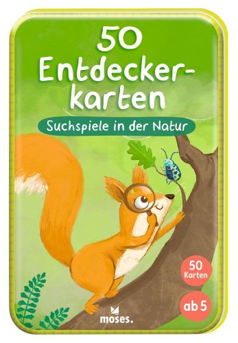 moses - 50 Entdeckerkarten: Suchspiele in der Natur