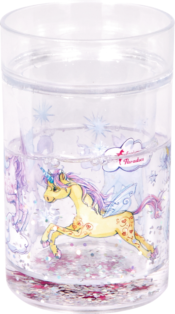Spiegelburg - Einhorn-Paradies Glitzerbecher