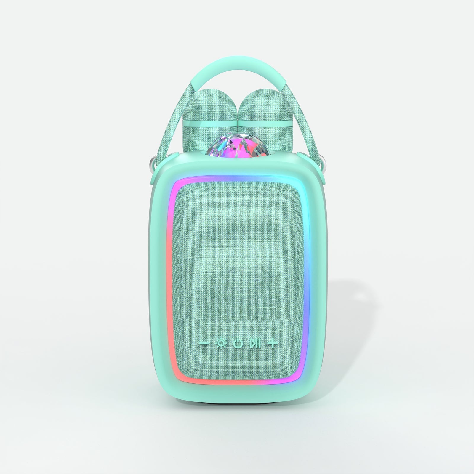 MOB - leuchtender Lautsprecher & Karaoke: Singy Party Blue