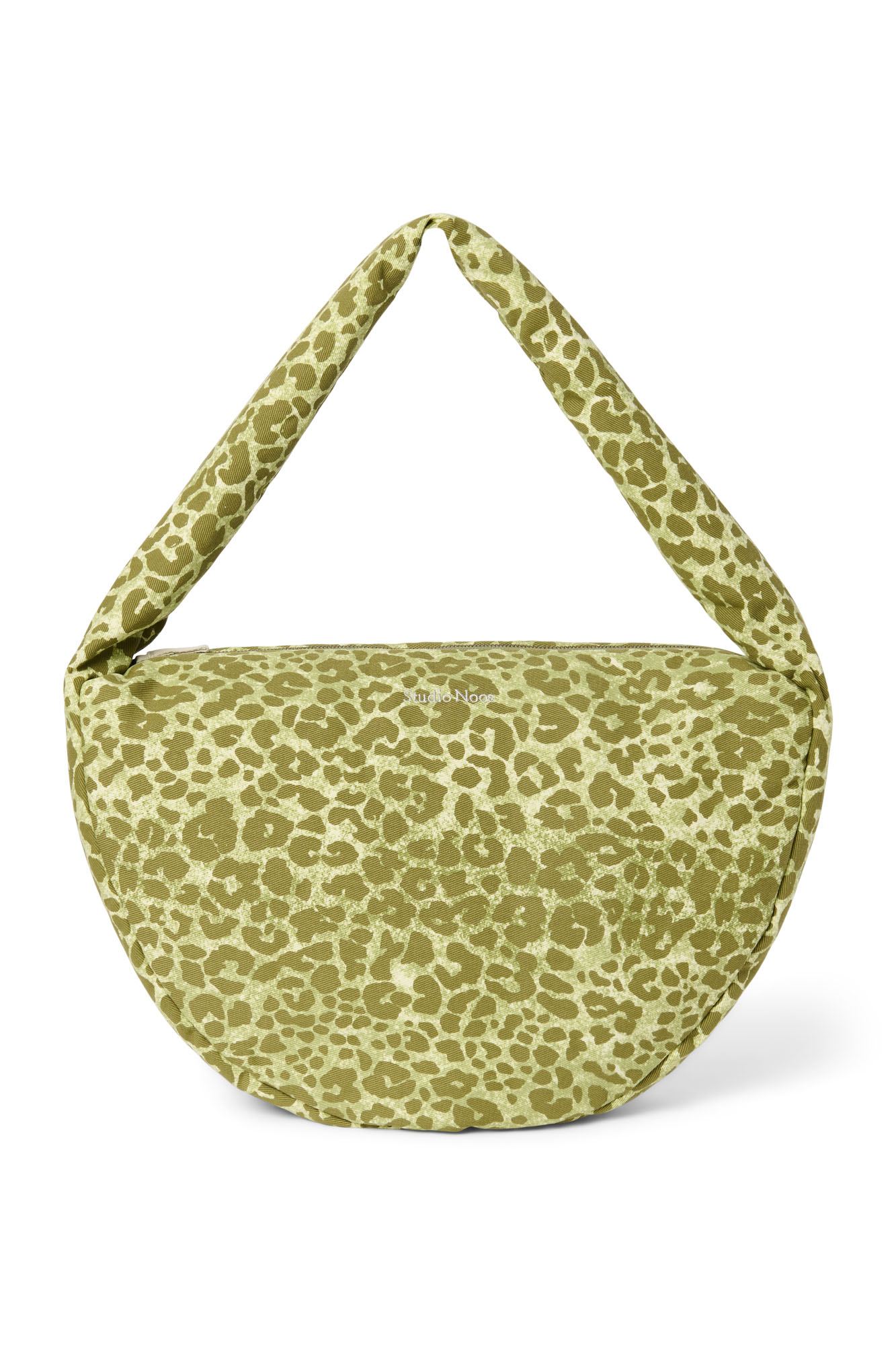 Studio Noos - Cross Body Tasche Cotton Green Leopard