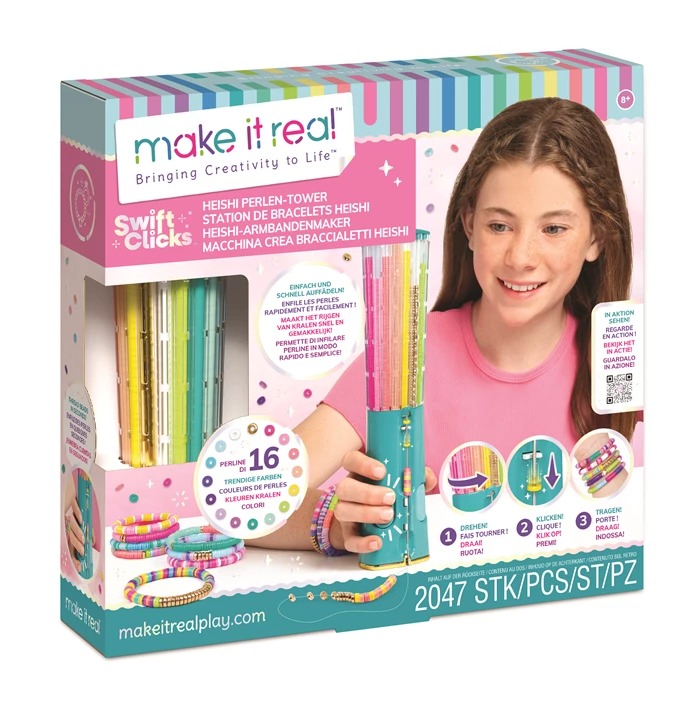 make it real - Perlen-Turm Heishi-Armbänder