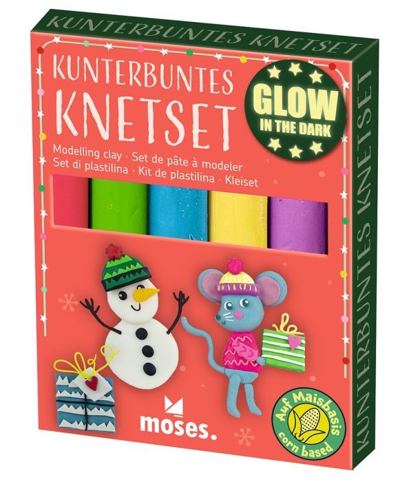 moses - Kunterbuntes Knetset Glow