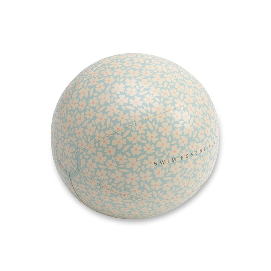 Swim Essentials - Beachball 51 cm: Green Flowers