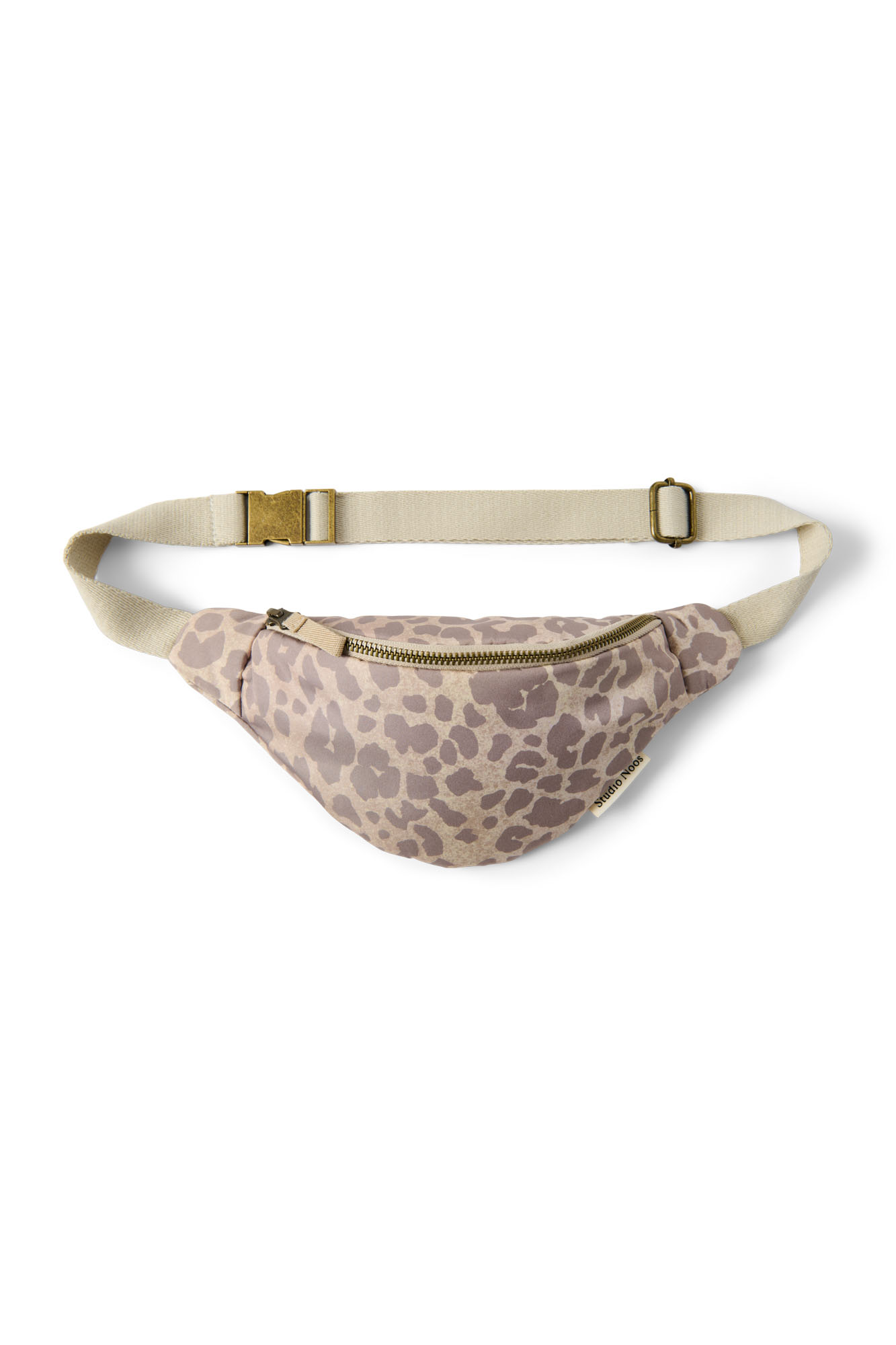 Studio Noos - Tasche Mini Fanny Pack Puffy Beige Leopard