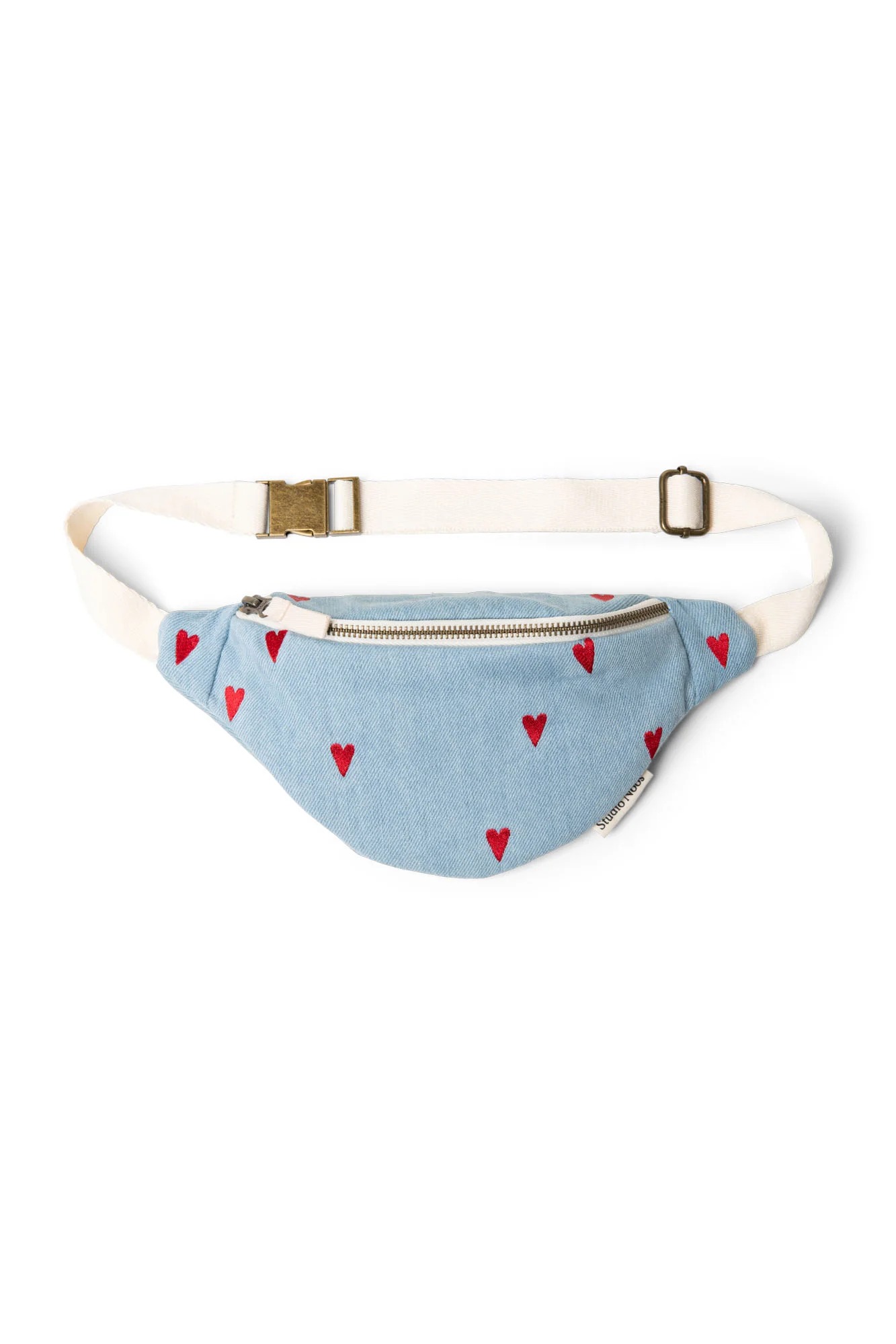 Studio Noos - Tasche Mini Fanny Pack Denim Herzen