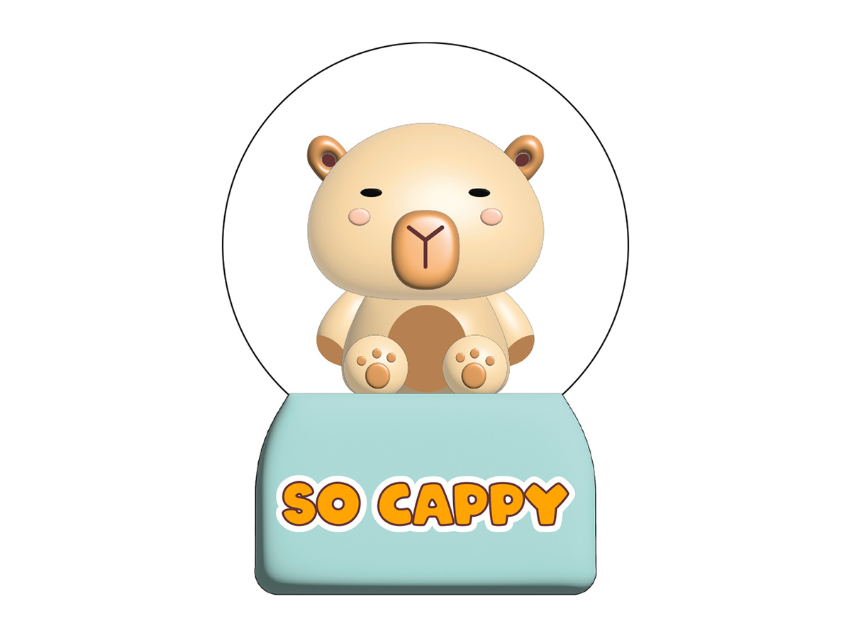 itotal - Schneekugel CAPYBARA