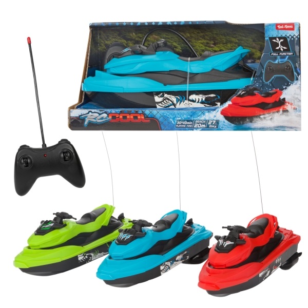 Toi-Toys - Wasser-Speedboot mit Fernsteuerung 26cm