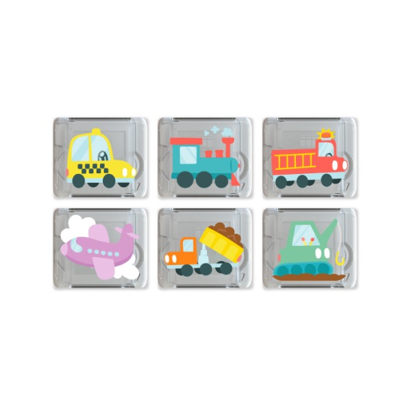 Glo Pals - Badespielzeug Cubes Awesome Autos