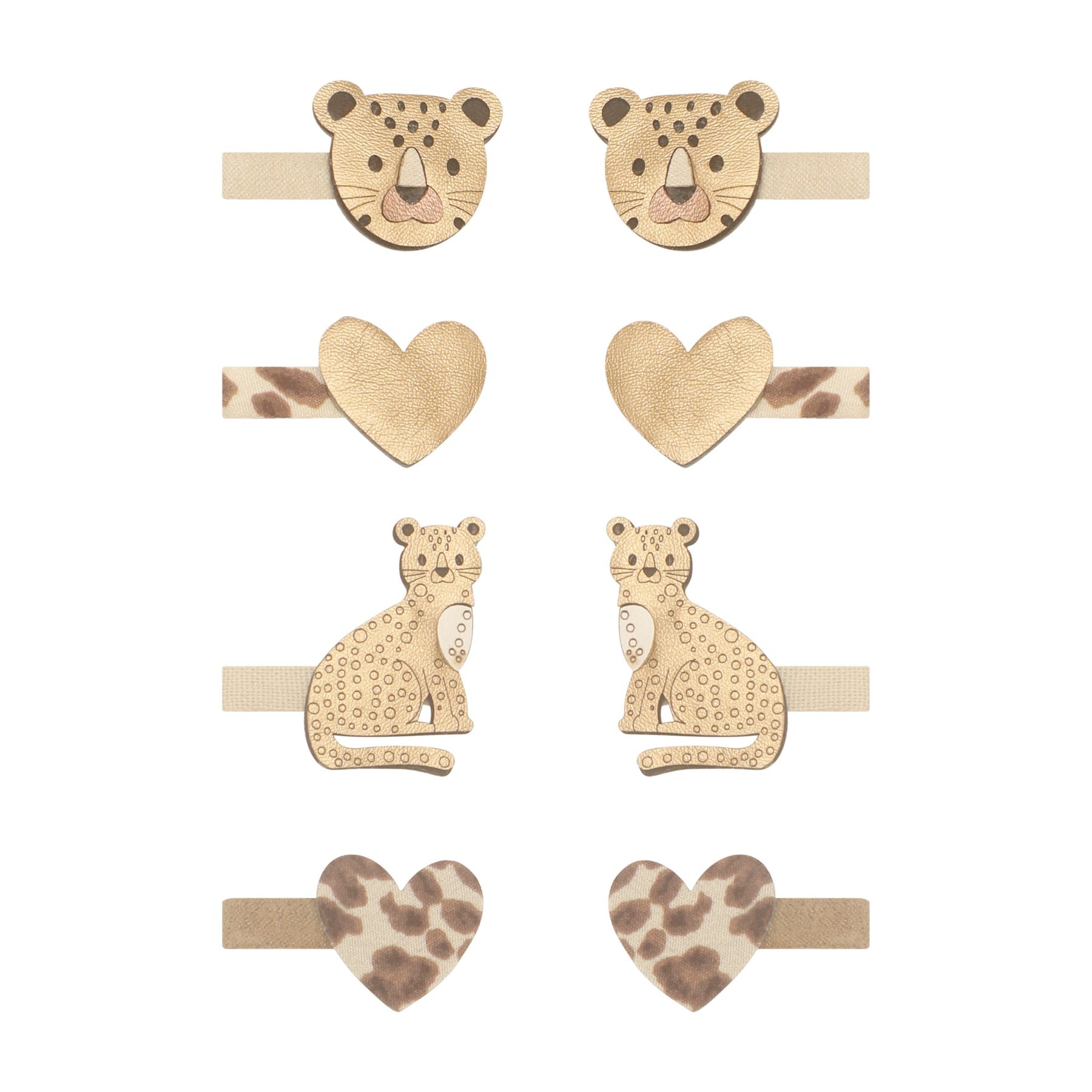 Mimi & Lula - Haarspangen Mini Larry Leopard