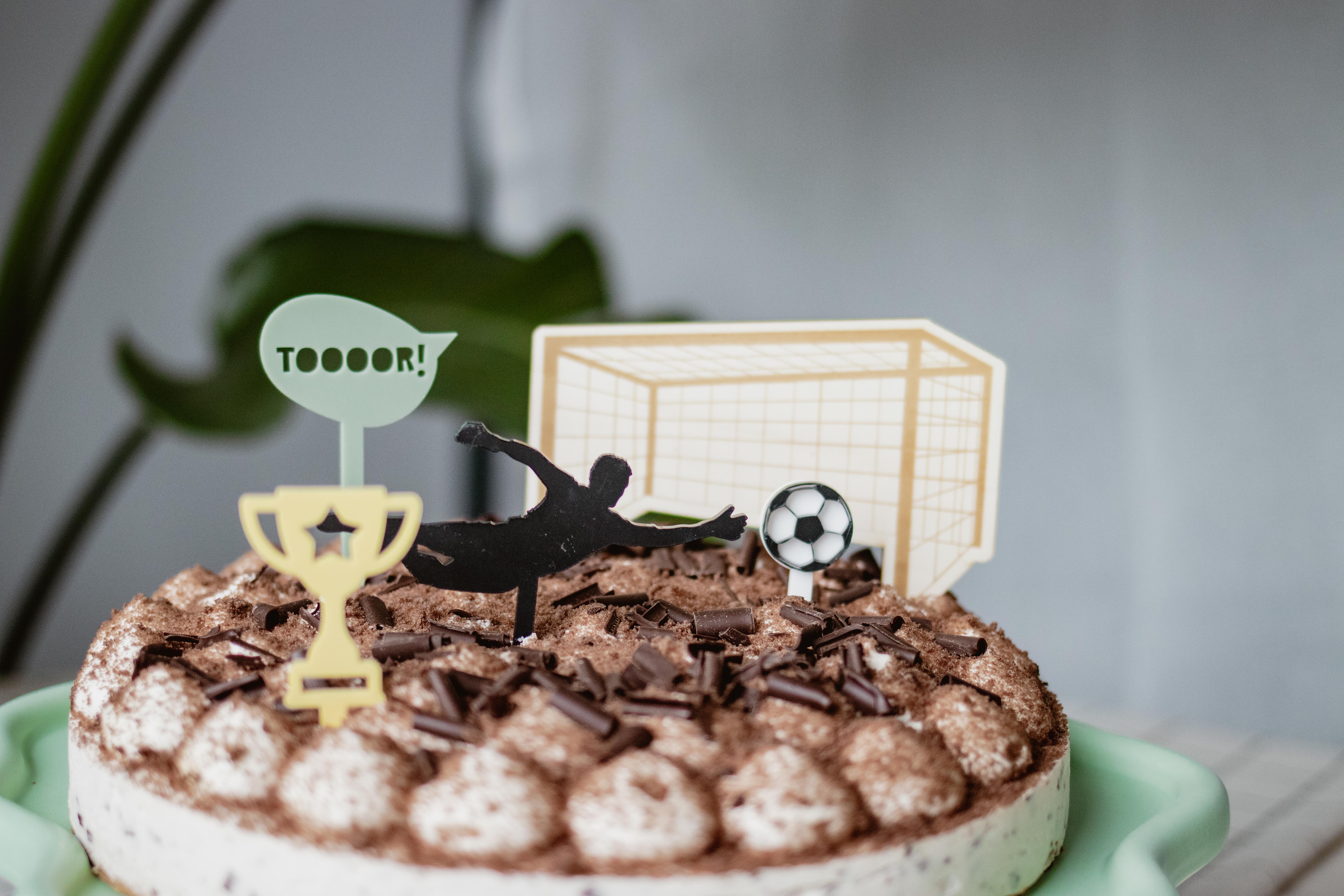 Invy Design - Cake Topper "Fußball" 5er Set