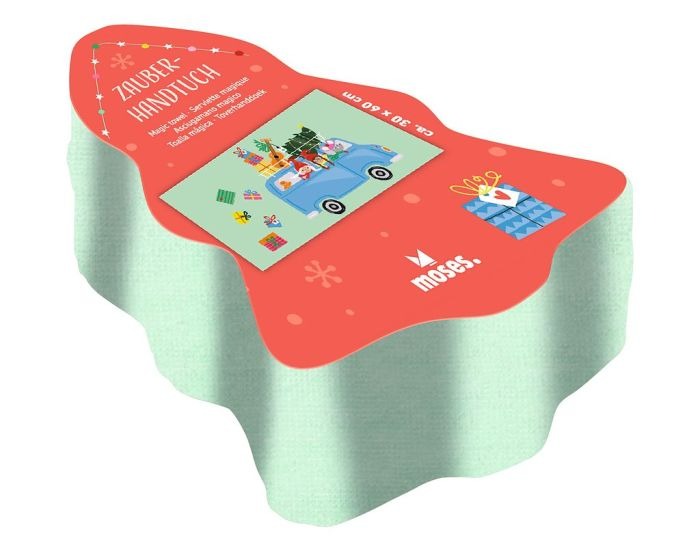moses - Zauber-Handtuch Weihnachtsfreunde moses - Zauber-Handtuch Weihnachtsfreunde