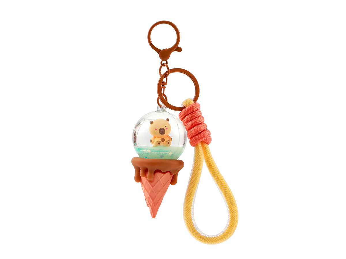 itotal - Schlüsselanhänger Ice Cream CAPYBARA