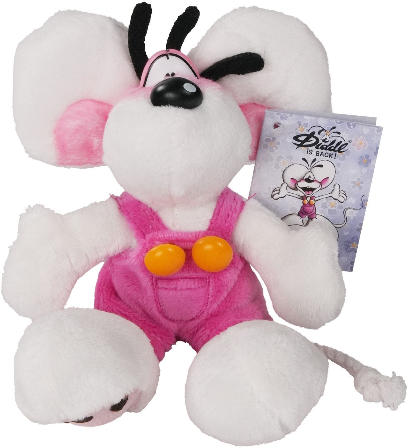 Diddl - Schlüsselanhänger Diddl rosa Latzhose