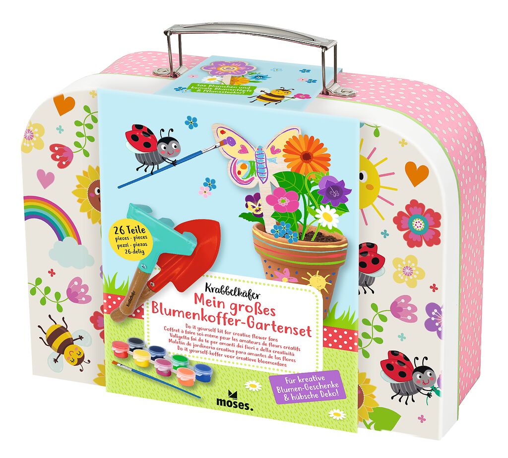 moses - Krabbelkäfer Mein großes Blumenkoffer - Gartenset