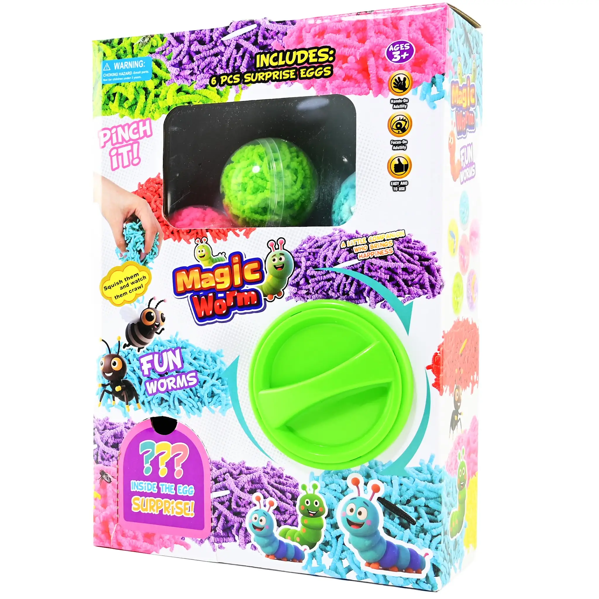 Robetoy - Suprise Box: Magic Worms 6er Set