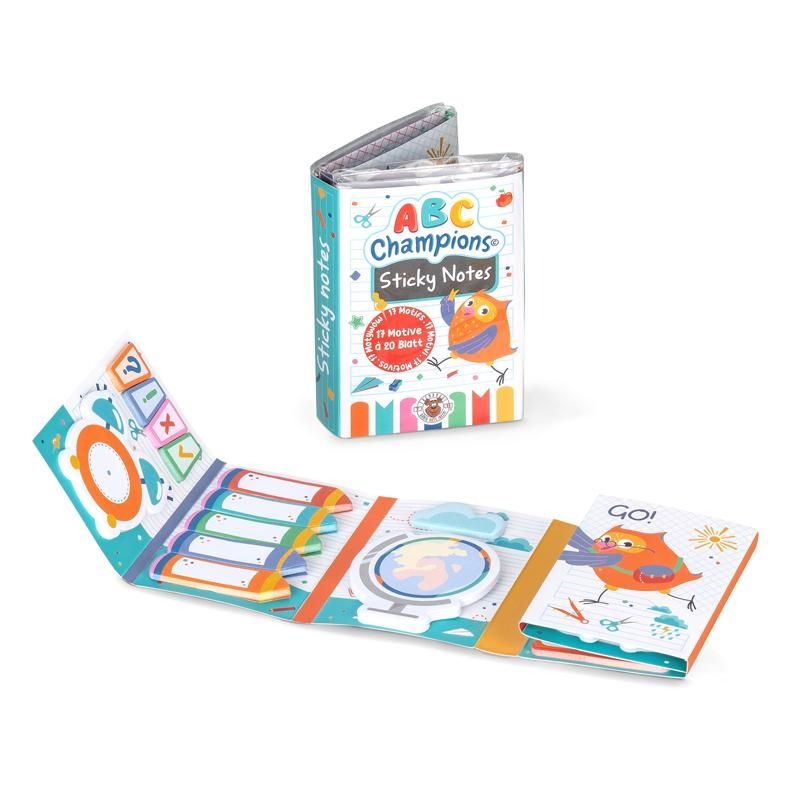Trendhaus - ABC CHAMPIONS Sticky Notes Mini-Organizer
