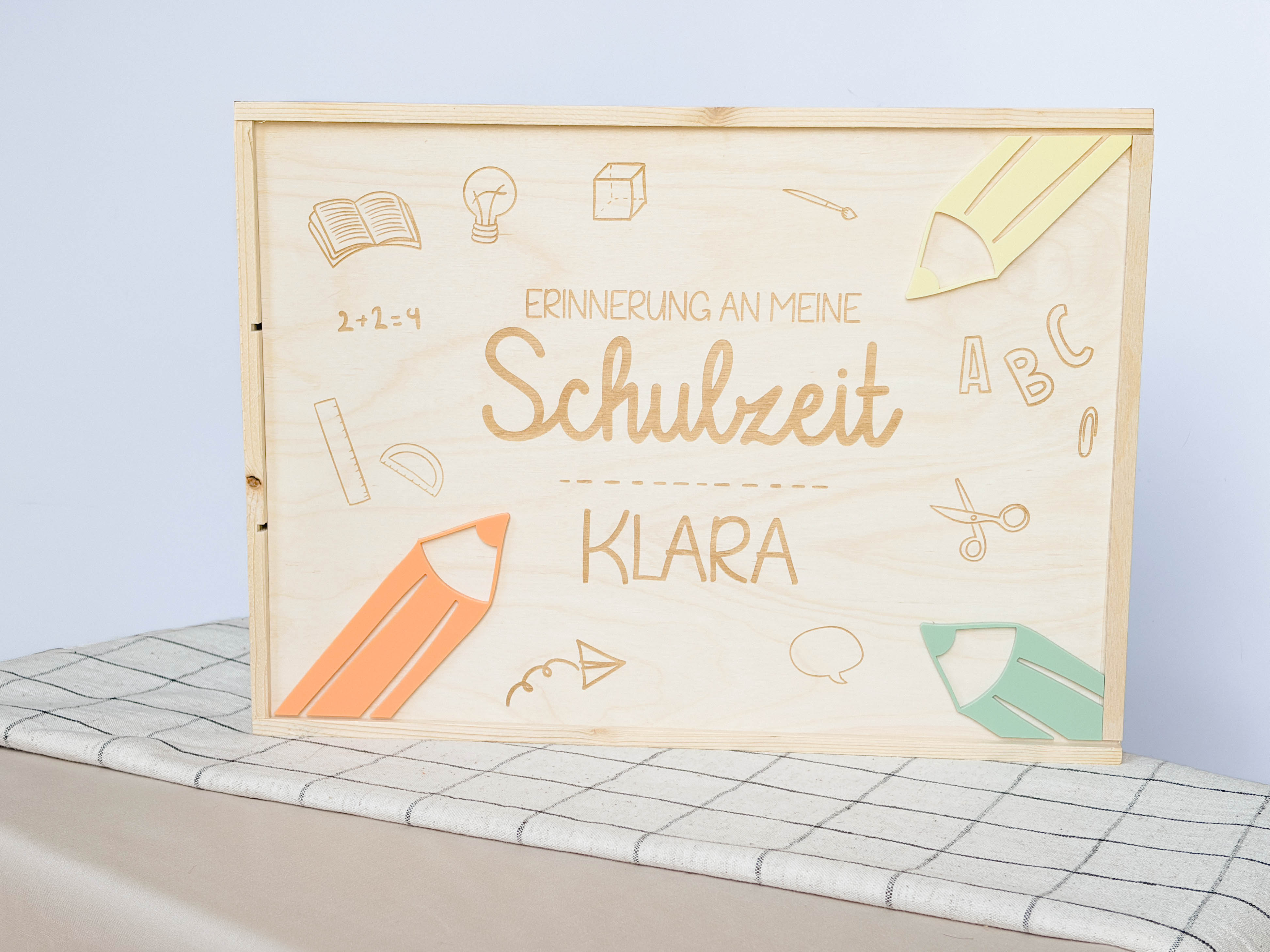 Invy Design - Erinnerungsbox "Schulicons"