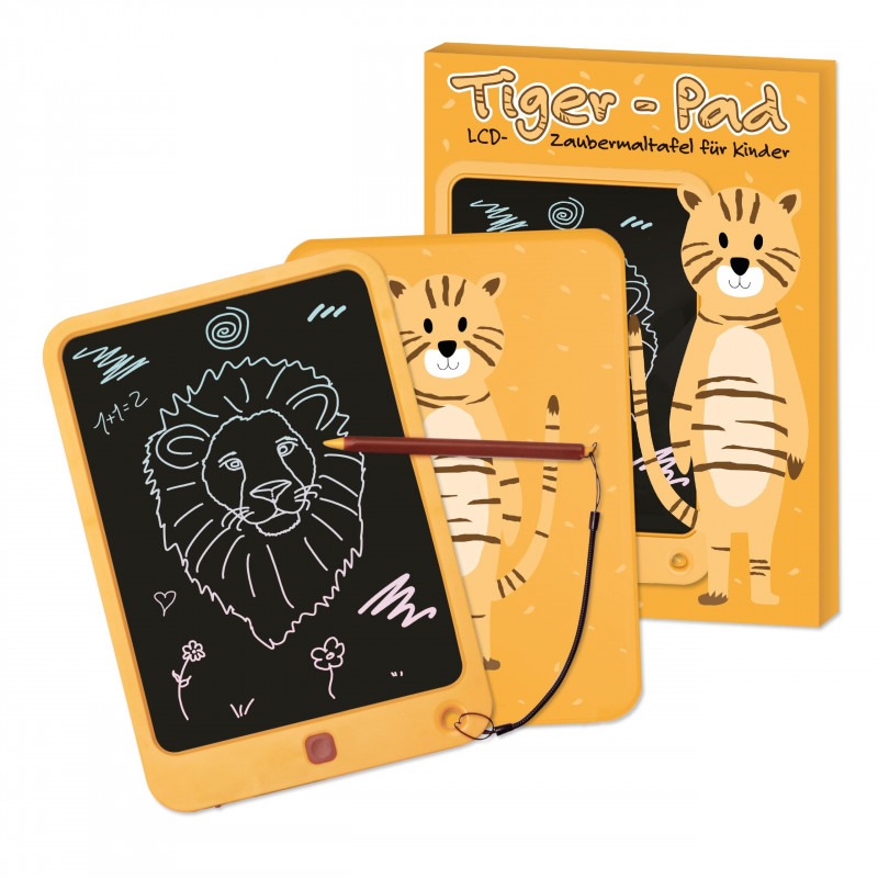 TapirElla - LCD Zaubermaltafel Tiger-Pad
