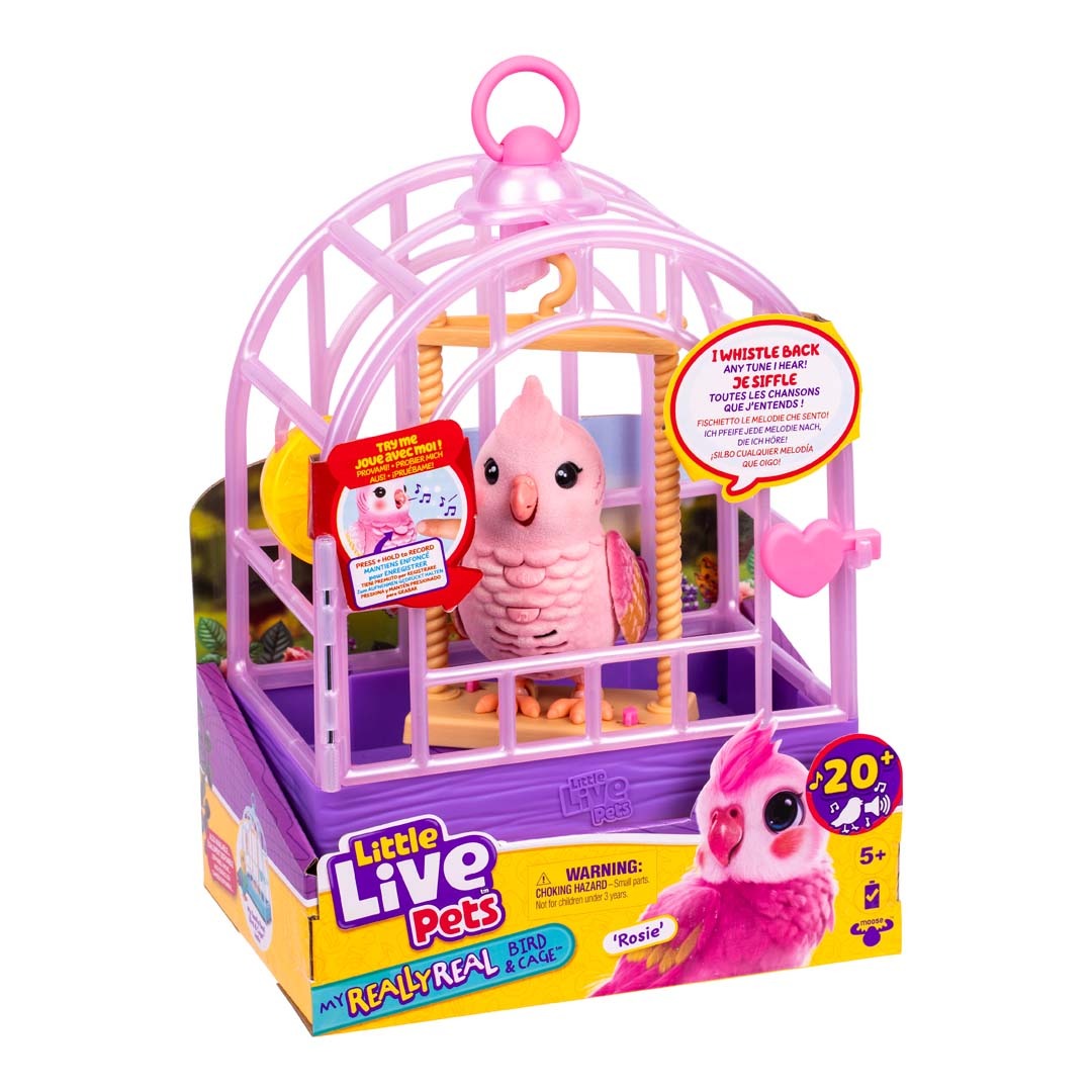 Little Live Pets - Vogelkäfig - Rosie My Really Real Bird 