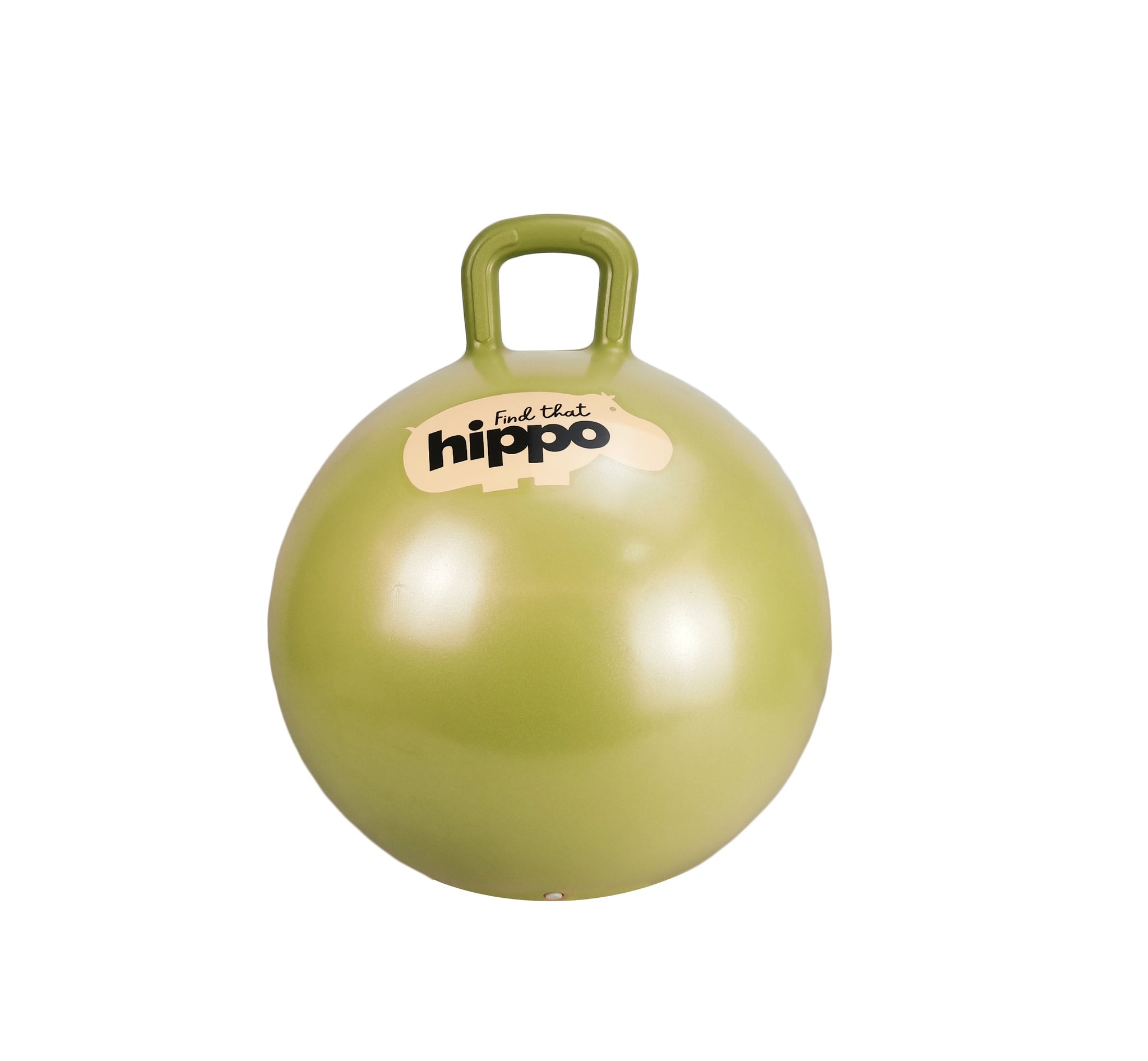 Find that hippo - Hüpfball Old Gold mit Pumpe