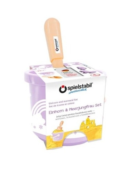 spielstabil - Sandspielzeug Einhorn & Meerjungfrau-Set 4-teilig