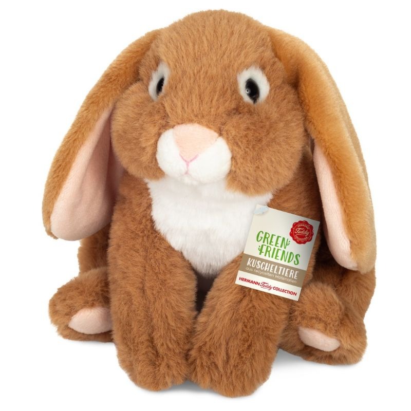 Teddy Hermann - Kuscheltier Hase nougat 19 cm