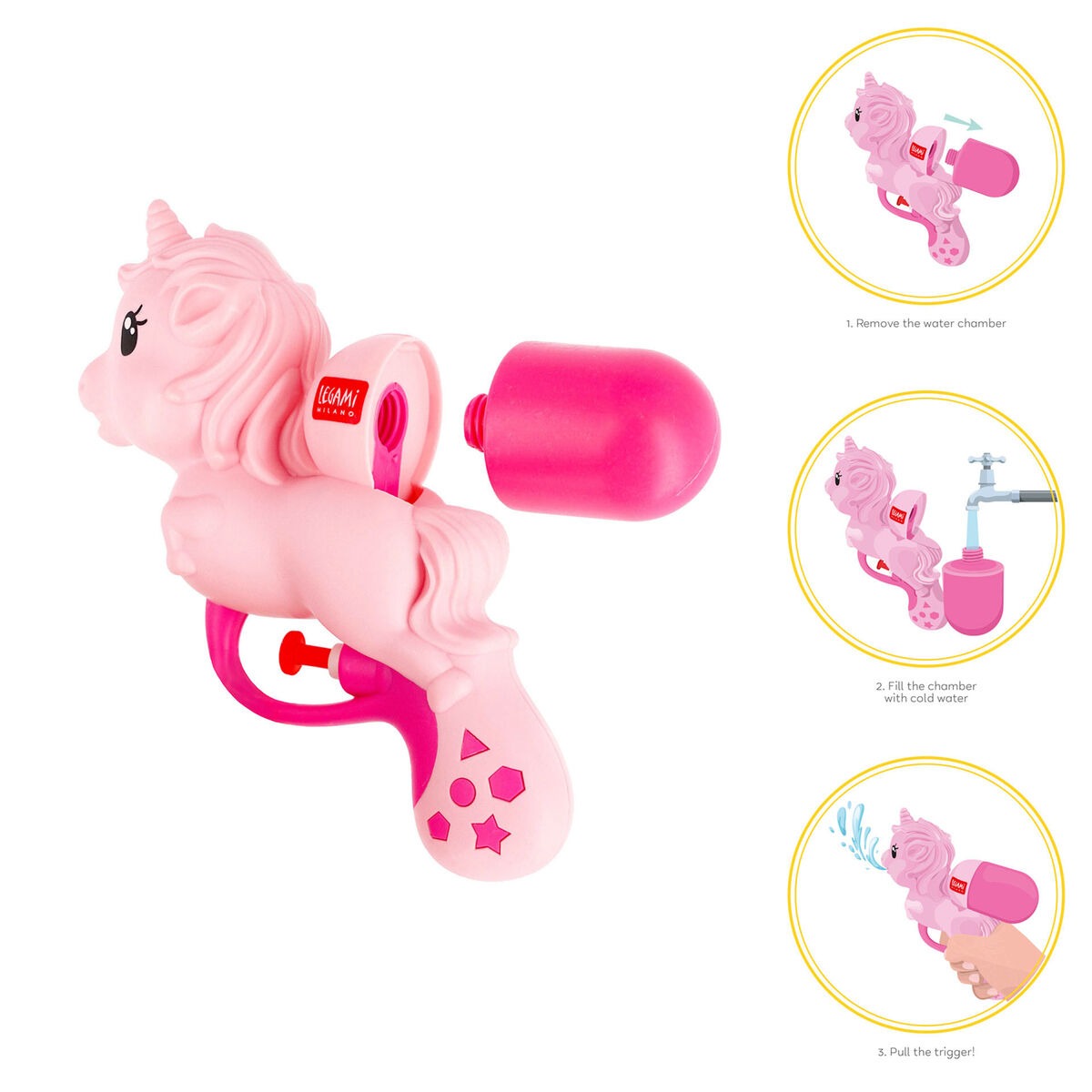 Legami - Wasserpistole Unicorn 50ml