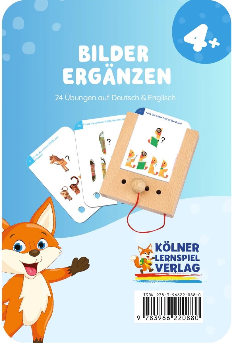 Kölner Lernspielverlag - Kartensatz Bilder ergänzen ab 4