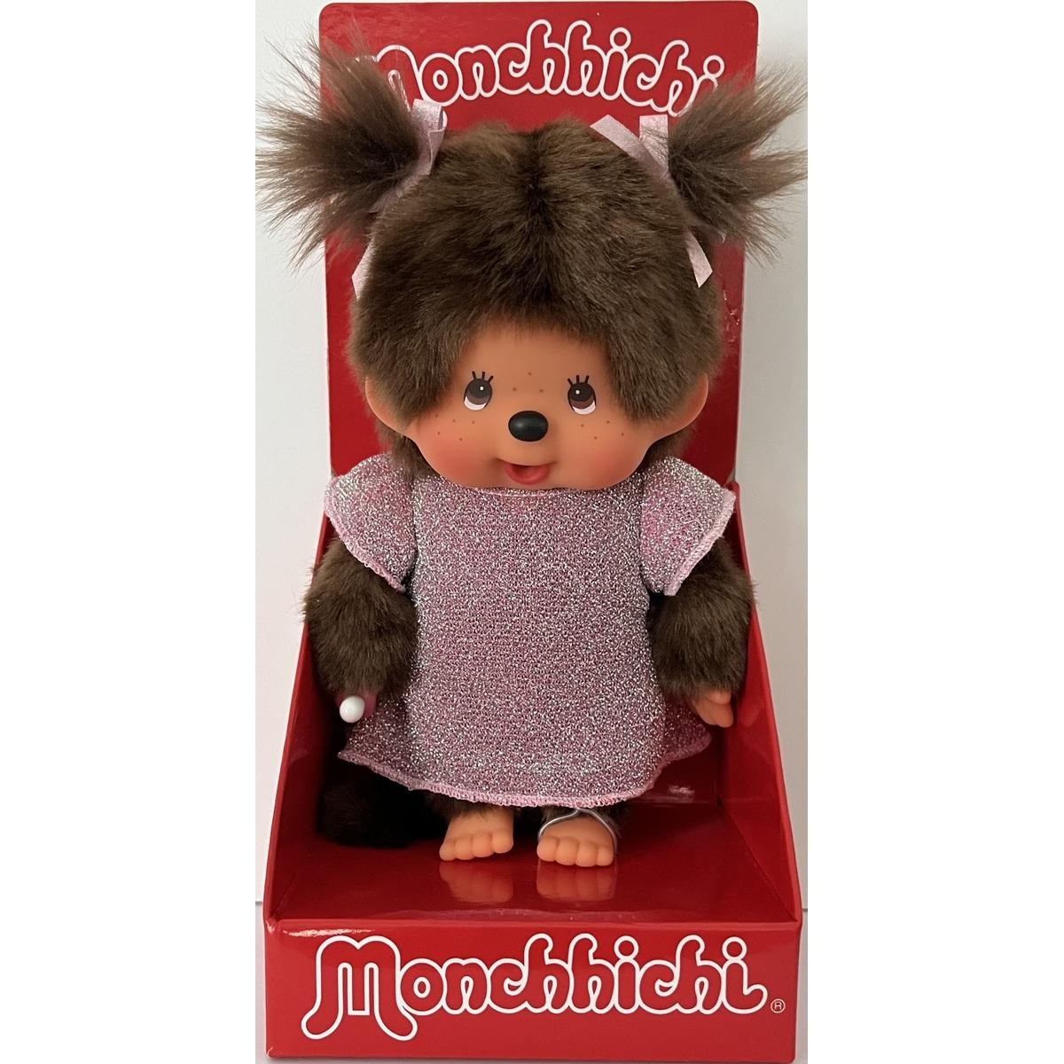 Monchhichi - Mädchen mit Glitzerkleid pink Monchhichi - Mädchen mit Glitzerkleid pink
