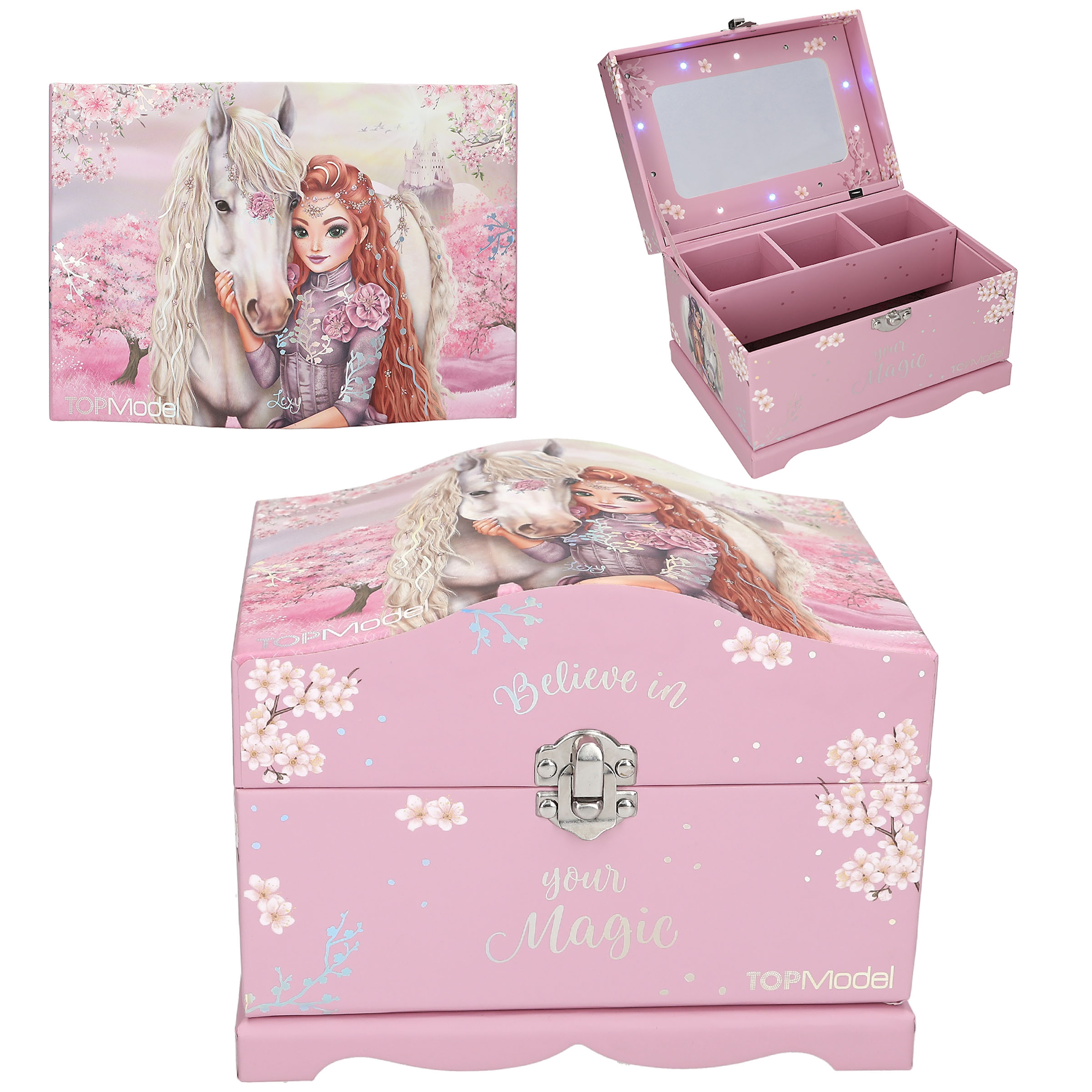 TOPModel - Schmuckbox mit Licht VIVA VIOLET