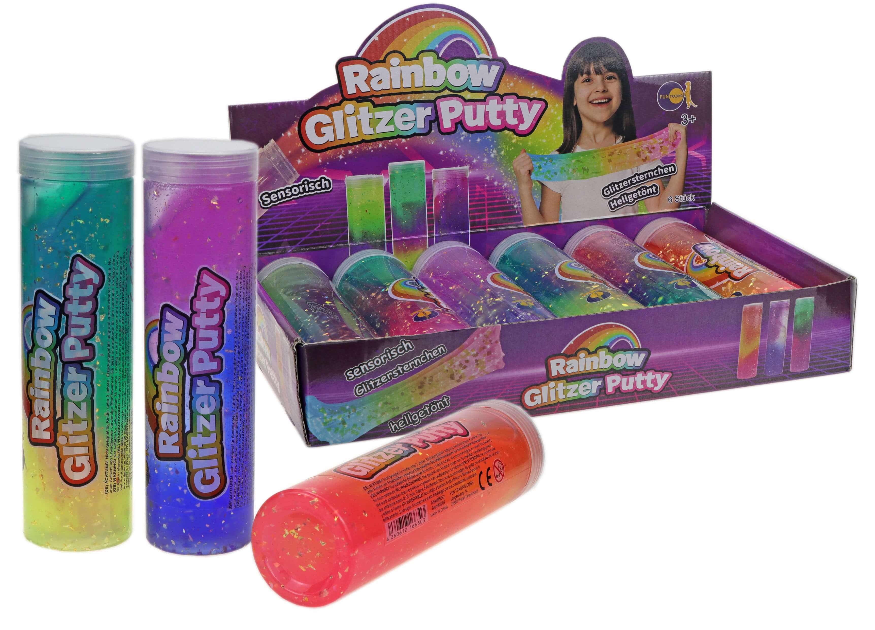 Fun Trading - Rainbow Glitzer Putty