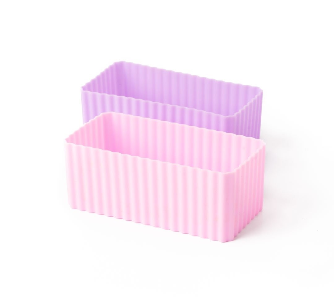 LEKKABOX - Bento Förmchen 2er Set Rosa/Flieder