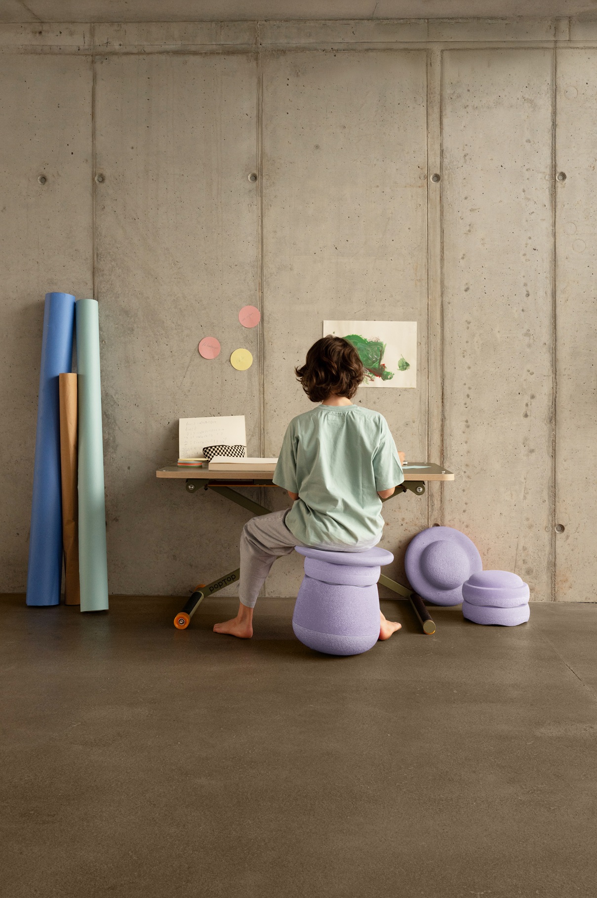 Stapelstein - Dynamic all pastell violett + gratis Pad