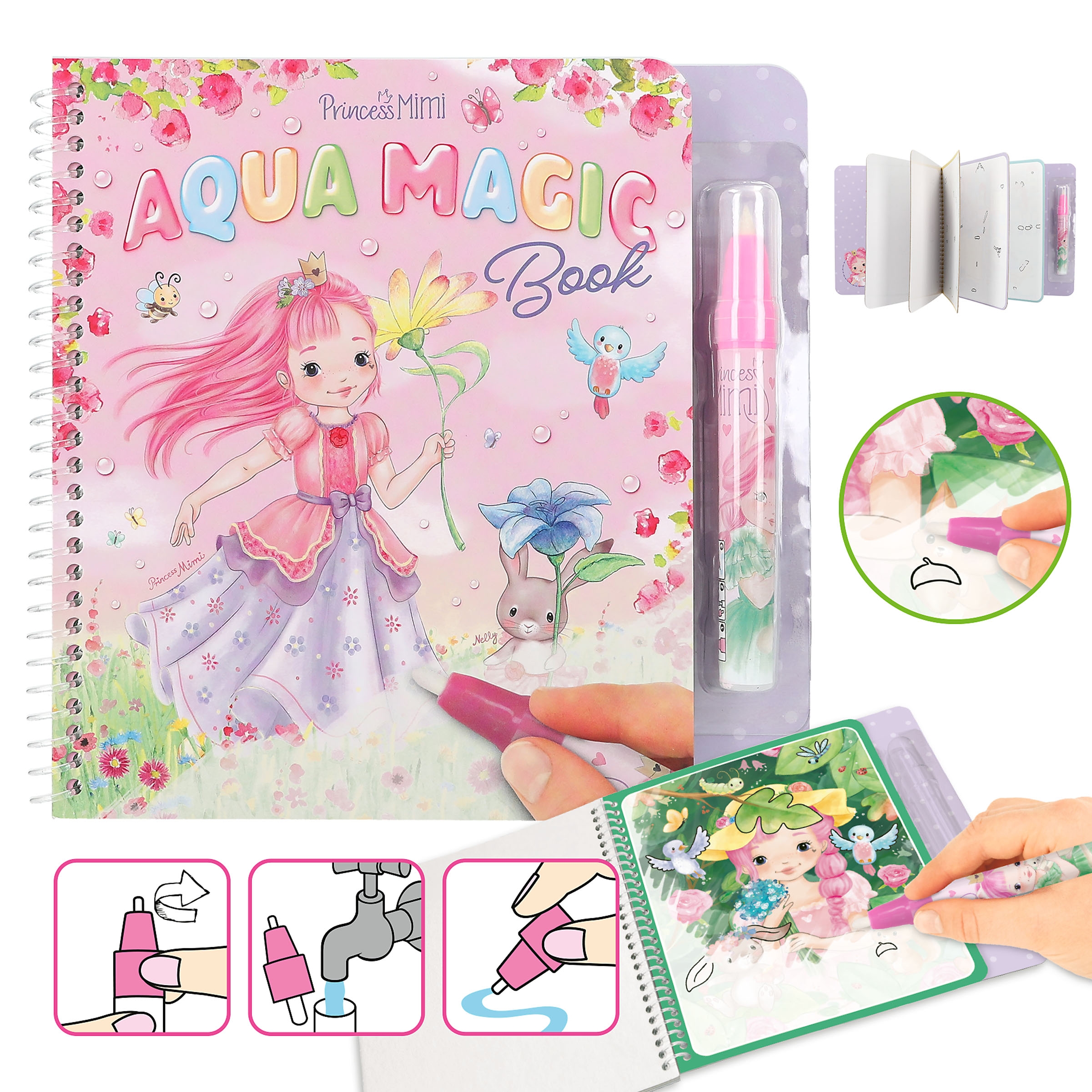 Princess Mimi - Aqua Magic Buch zum Zaubermalen