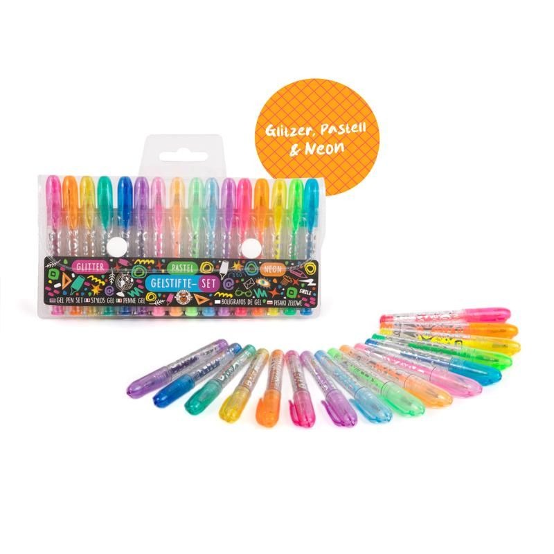 Trendhaus - ABC CHAMPIONS Mini-Gelstifte-Set 16-tlg.