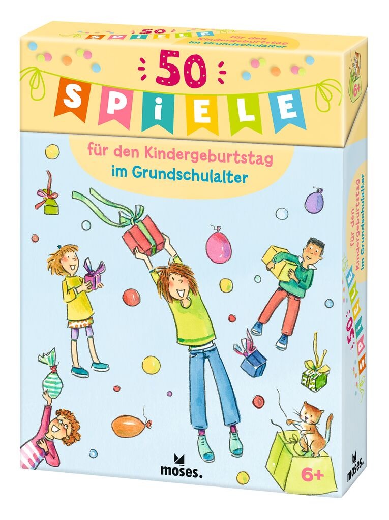 moses - 50 Spiele für den Kindergeburtstag im Grundschulalter