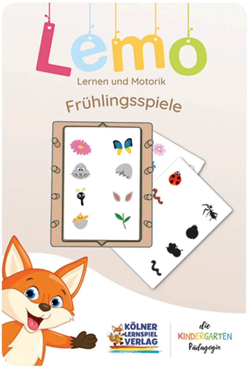Kölner Lernspielverlag -  Lemo Kartensatz Frühlingsspiele ab 4