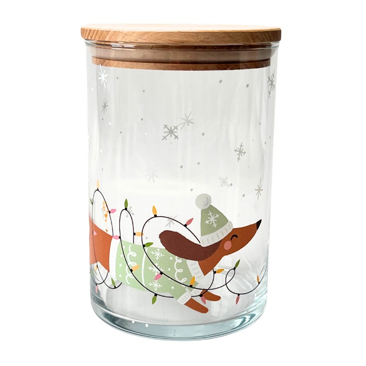 Wunderle - Vorratsglas mit Dackel – süßer Ordnungshelfer mit Herz