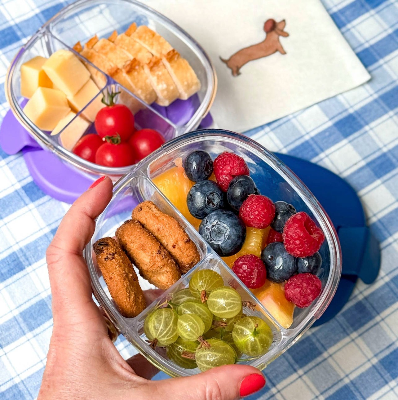 yumbox - Snack Bowl Raspberry Pink