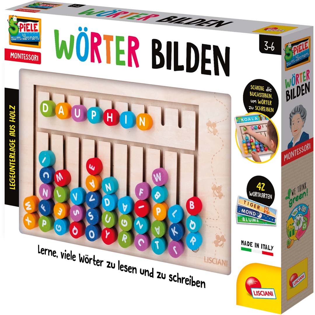Lisciani - Montessori: Wörter bilden