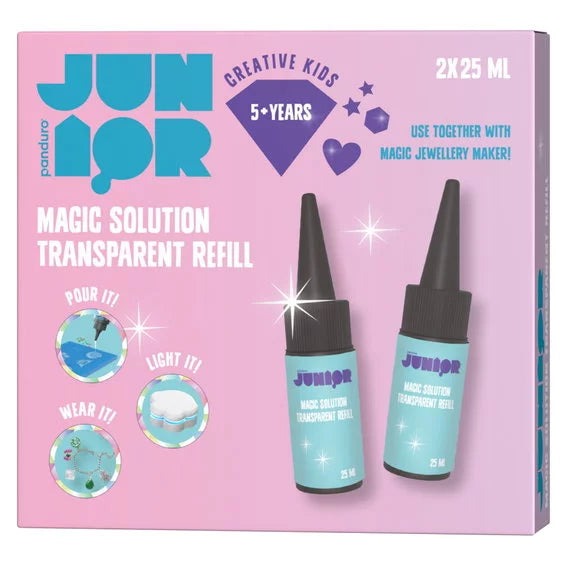 panduro - Refill-Gels für DIY-Schmuck transparent: MAGIC JEWELRY MAKER