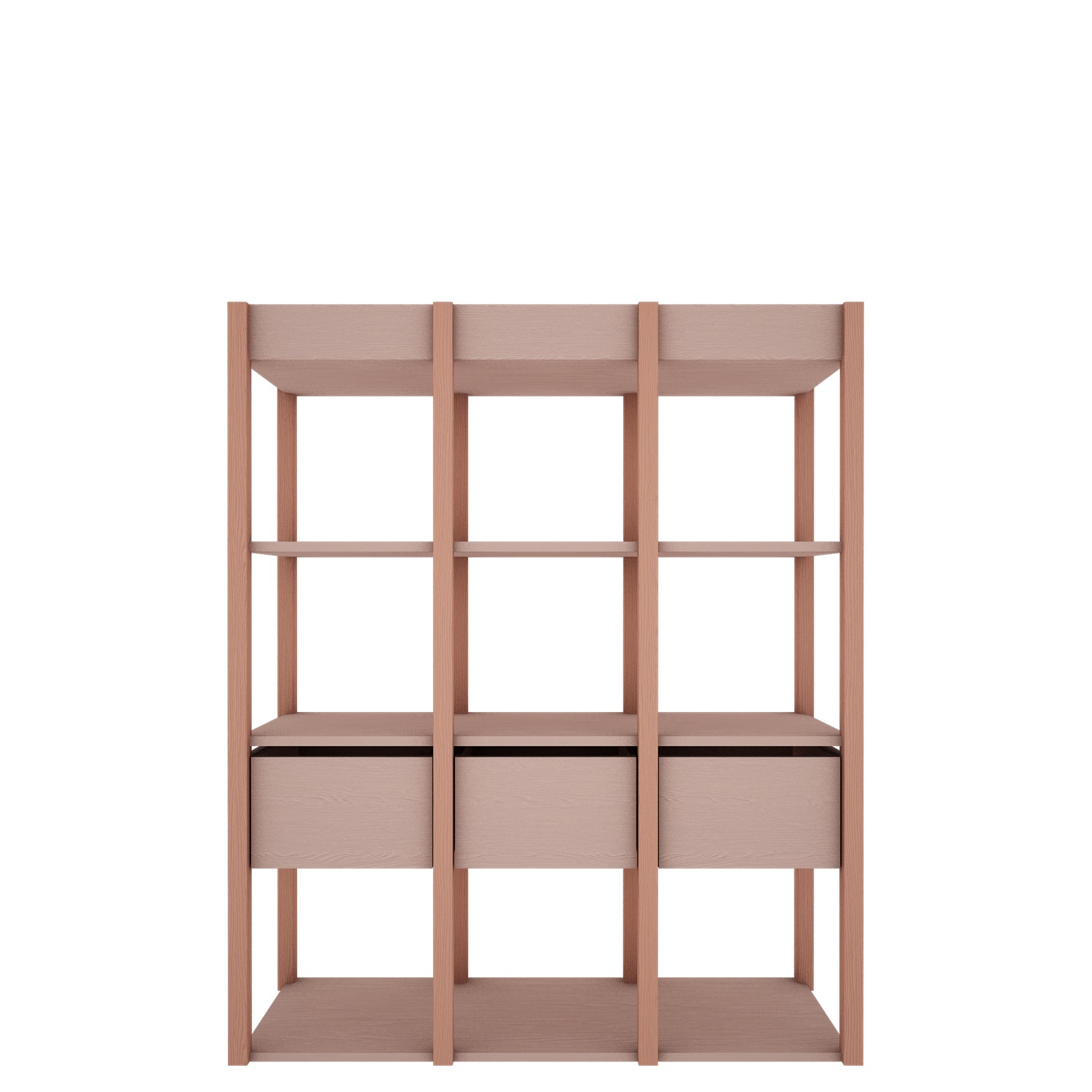 Wood Luck - Bücherregal Tweens pink-coral