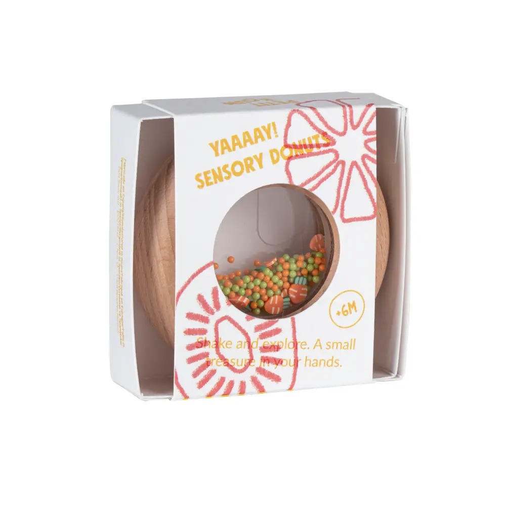 PETIT BOUM - Sensorikspielzeug "Donut Carrots"